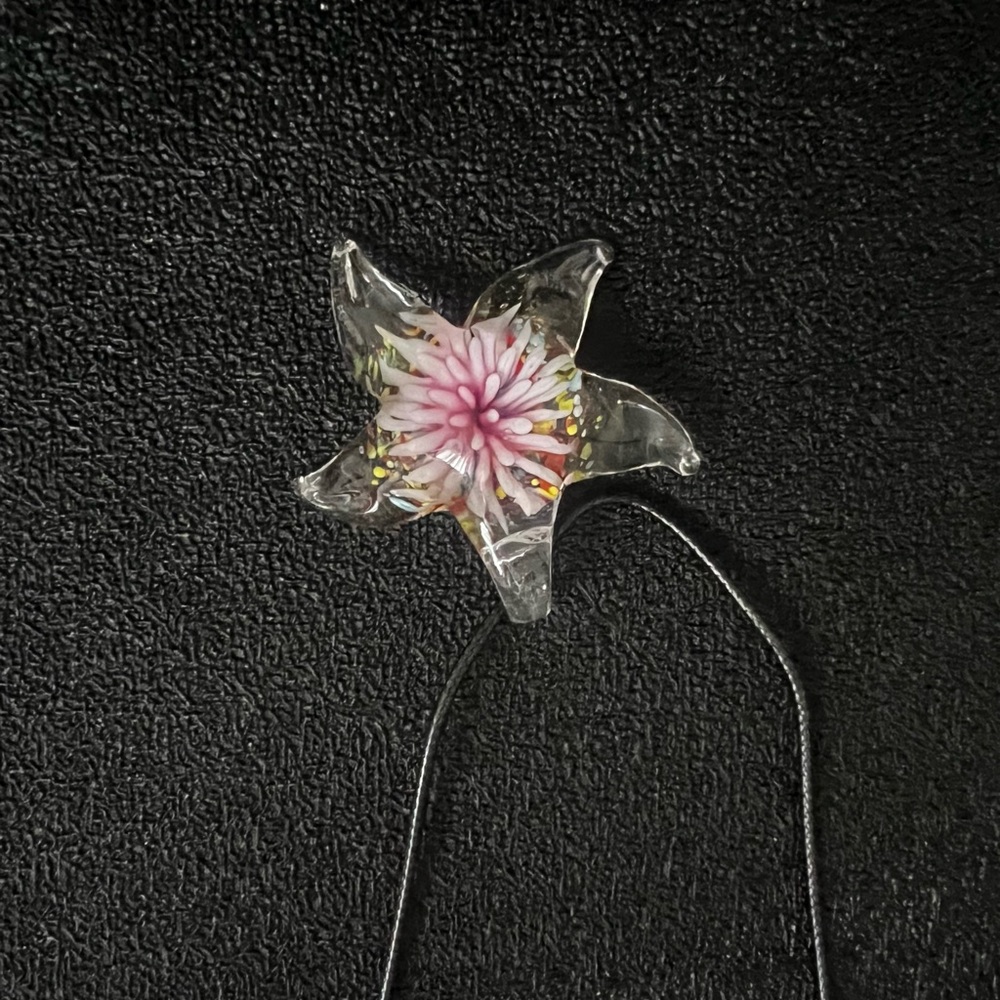 Starfish Glass Necklace